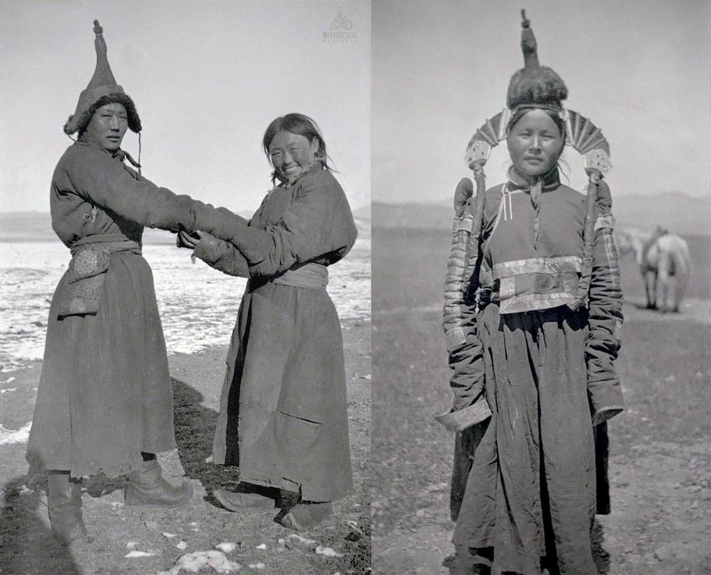 Early 1920 Mongolian Faces